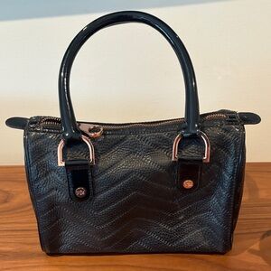Ted Baker London Black Textured Satchel